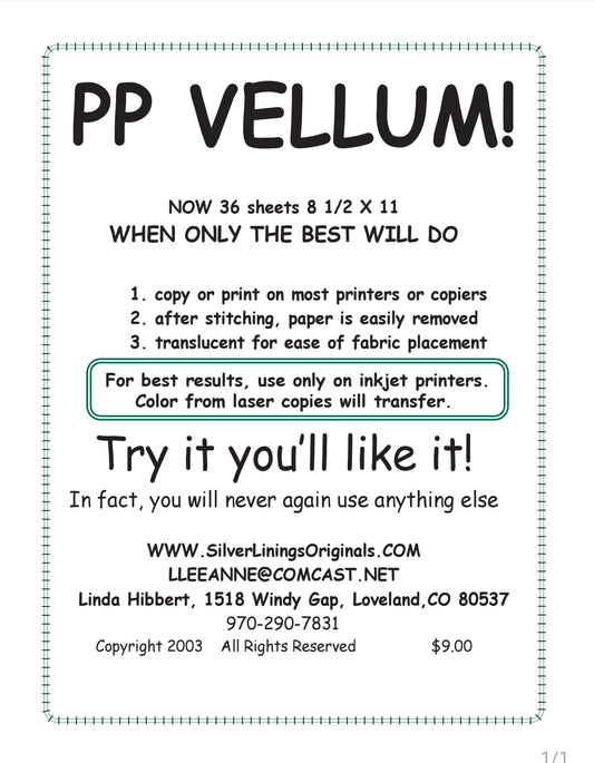 Vellum Paper